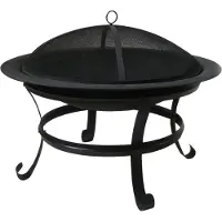 Huismerk Foyer de jardin en acier 75 cm