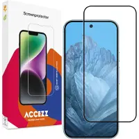 Accezz Protecteur d'écran en verre trempé Full Cover pour Google Pixel 10 / 10 Pro / 9 / 9 Pro
