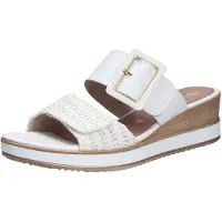 Remonte Mules à talon compensé pour femme 32313932383236 Blanc 41 EU