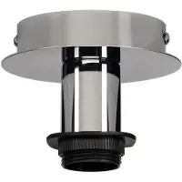 SLV FENDA E27 plafonnier, noir, sans abat-jour