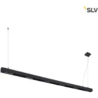 SLV Q-Line LED Lampe suspendue 2m Noir 3000K 1000930