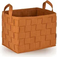 DS Produkte N8WERK Sac de rangement en feutre L - 40 x 30 x 30 cm - Grille