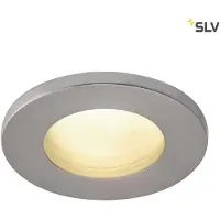 SLV Dolix Out lampe encastrée IP65 GU10 230V chrome mat ronde