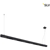 SLV Q-Line LED Lampe suspendue 2m Noir 4000K 1000936