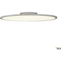 SLV Panel 60 plafonnier gris rond Ø60 cm plat DALI dimmable blanc neutre