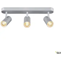 SLV 1002978 NOBLO III Applique et plafonnier apparent 2700K Gris EEK : A++