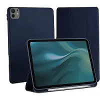 24hShop case for Apple iPad Pro 2024 11' dark blue (Apple iPad Pro 11 2024), Étui pour tablette, Bleu