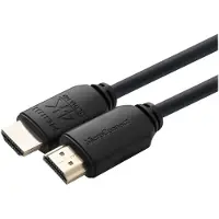 Microconnect - High speed - câble HDMI avec Ethernet - HDMI mâle pour HDMI mâle - 5 m - triple blindage - noir - support 4K60Hz (4096 x 2160)