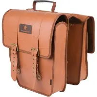 M-Wave Amsterdam Double L Sacoches de vélo 15l Marron Marron One Size