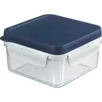 Lock & Lock Lunchbox ToGo 1,2 l avec couverts et insert, Lunch box, Transparent, Bleu