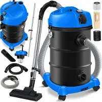 MASKO Aspirateur industriel 6 en 1, aspirateur à sec et humide, aspirateur à cendres, 2300W, avec et sans sac