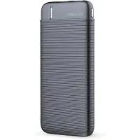 Forever Partel, 5000mAh Powerbank compact avec indicateurs LED, noir