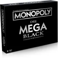 Winning Moves Monopoly Mega Black Edition Jeu de société