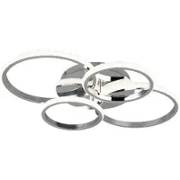TRIO Plafonnier design Cires chrome
