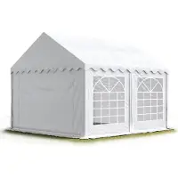TOOLPORT 3x4 m Tente de réception / Barnum blanc toile de haute qualité PVC 700 N