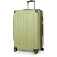 Hauptstadtkoffer Spree - Grande valise extensible XL Trolley Bagage à roulettes Check-In Valise de voyage 4 doubles roulettes, TSA, 75 cm, 119 L,Kiwi