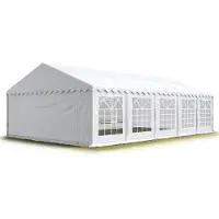 Sonstiges TOOLPORT 6x10 m Tente de réception / Barnum blanc toile de haute qualité PVC 700 N