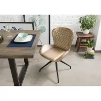 MASSIVMOEBEL24.DE MASSIVMOEBEL24 | Chaise 61x52 Cuir Set 2 IRON LABEL #612