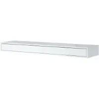 MASSIVMOEBEL24.DE MASSIVMOEBEL24 | Meuble TV en bois de Hêtre 235x43x17 blanc laqué WIEN #116