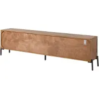 MASSIVMOEBEL24.DE MASSIVMOEBEL24 | Meuble TV en Bois de récupération 225x63x40 naturel laqué LYON #122