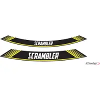 Puig 9134G Rim Strips Specials pour DUCATI SCRAMBLER ICON jaune