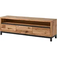 MASSIVMOEBEL24.DE MASSIVMOEBEL24 | Meuble TV en bois de Hêtre sauvage 170x40x56 naturel huilé VILLANDERS #114