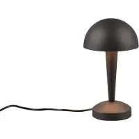 RL LIVE YOUR LIGHT Lampe de table Canaria noir et or, 1xE14x5W, métal, dimensions : 26,5 x 15 x 15 cm, IP20, RL