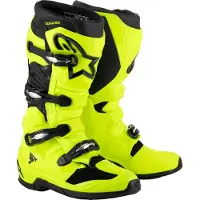 Alpinestars Tech 7 Bottes de motocross Jaune néon/Noir 07 homme