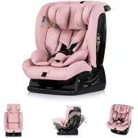 Chipolino Kindersitz i-Size Aviato (40 - 150 cm) Gruppe 0/1/2/3, verstellbar pink