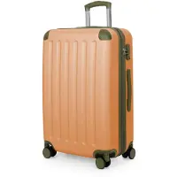 Hauptstadtkoffer - Spree - Trolley de taille moyenne avec extension, valise d'enregistrement bagage de soute, Hardshell Suitcase ABS, 65 cm, TSA, 74 litres,Marille