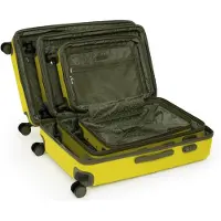 Hauptstadtkoffer - Spree - Trolley de taille moyenne avec extension, valise d'enregistrement Bagages de soute, Hardshell Suitcase ABS, 65 cm, TSA, 74 litres,Lemon