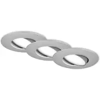 Briloner Plafonnier LED, noir, 1xLED-platine/4W