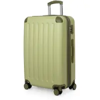 Hauptstadtkoffer - Spree - Trolley de taille moyenne avec extension, valise d'enregistrement bagage de soute, Hardshell Suitcase ABS, 65 cm, TSA, 74 litres,Kiwi