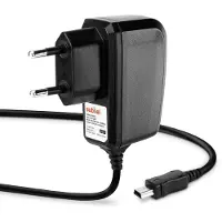 Subtel Chargeur Mini USB 5V 2A / 2000mA 1,2m compatible avec , Adaptateur secteur, Câble charge rapide, Station charge