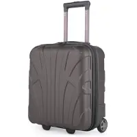 Suitline - Bagage à main 45x36x20 cm petite valise EasyJet Underseat Trolley 2 roues valise cabine 45cm Cabin Bag max 30L franchise avion sous siège ,Titan