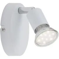 Briloner Applique murale LED Spot, 10,5 cm, 3 W, blanc, Leuchten