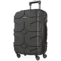 Hauptstadtkoffer - X-Kölln - Valise à main trolley avec soufflet d'extension 4 roues robuste coque dure valise de voyage extensible, serrure TSA 50 L,Graphit