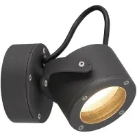 SLV Sitra 360 231515 Outdoor wall light Energy-saving bulb, LED (monochrome) GX53 9 W Anthracite
