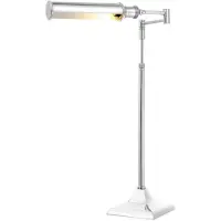 Casa Padrino Lampe de table / bureau de luxe Argent - Mobilier de bureau