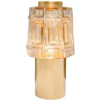 Casa Padrino Lampe de table design diamètre 14 x h. 26,5 cm - Meubles de luxe