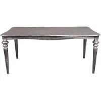 Casa Padrino Table de salle à manger baroque argenté anthracite extensible 180 - 230 cm - Table