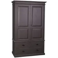 Casa Padrino Armoire de style rustique - Armoire Shabby H 197 cm L 120 cm P 59 cm