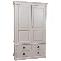 Casa Padrino Armoire de style rustique - Armoire Shabby H 197 cm L 120 cm P 59 cm