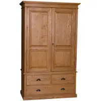 Casa Padrino Armoire de style rustique - Armoire Shabby H 197 cm L 120 cm P 59 cm