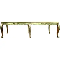 Casa Padrino Immense table de salle à manger baroque de luxe Or 300 cm x 100 cm - Table de salle à manger - Italy - Luxury Collection