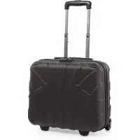 Suitline - Trolley pilote Laptop valise 2 roulettes porte-documents, Bordcase avion Underseater valise pilote Businesstrolley Hardcase Carry-On Hand Luggage ABS, TSA, 38 cm,Titan