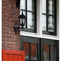 Casa Padrino Art Nouveau Aluminium Applique extérieure / Lanterne extérieure 20 x 27 x H. 43 cm - Différentes couleurs - Balcon Jardin Terrasse Lampe extérieure