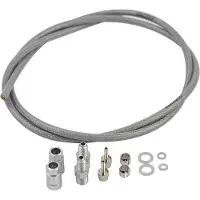 Braking Incas 2.0/first 5.0 Mm Steel Braided Hydraulic Brake Hose Argenté