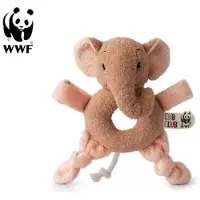 WWF Cub Club - Anneau de préhension Ebu l'éléphant (beige, 15cm) pour jeunes enfants Jouet Elephant