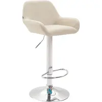 CLP Tabouret de bar Braga similicuir chromé